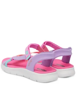 Skechers Sandały Slip-Ins: Go Walk Flex Sandal - Lots Of Sol 303028L/MLT Fioletowy