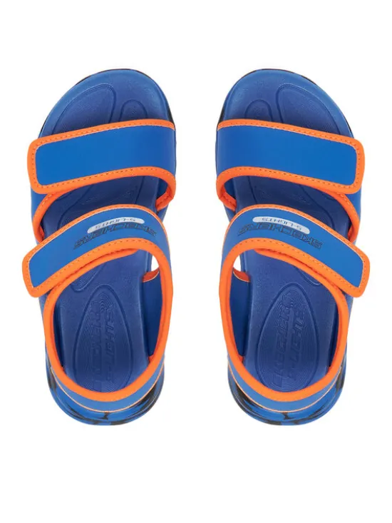 Skechers Sandały Sola Glow Sandal-Fusion Brights 407032L/BLOR Niebieski