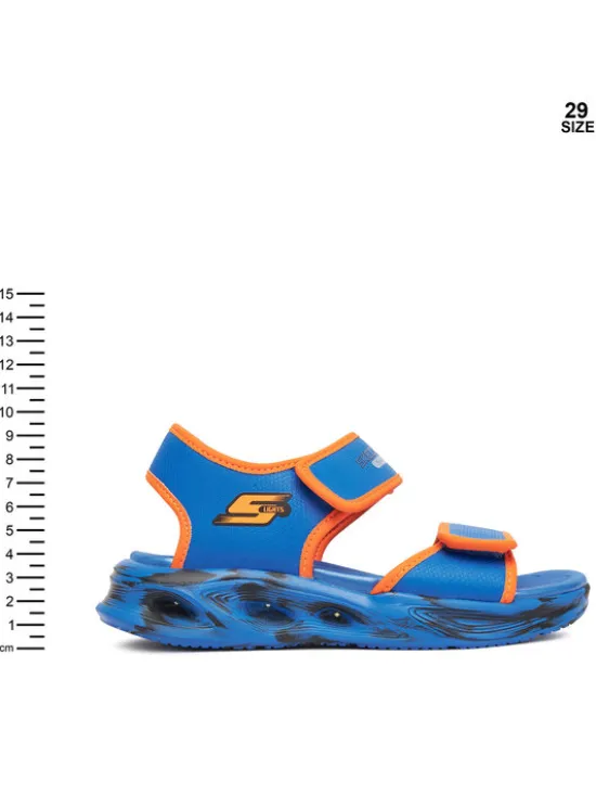 Skechers Sandały Sola Glow Sandal-Fusion Brights 407032L/BLOR Niebieski