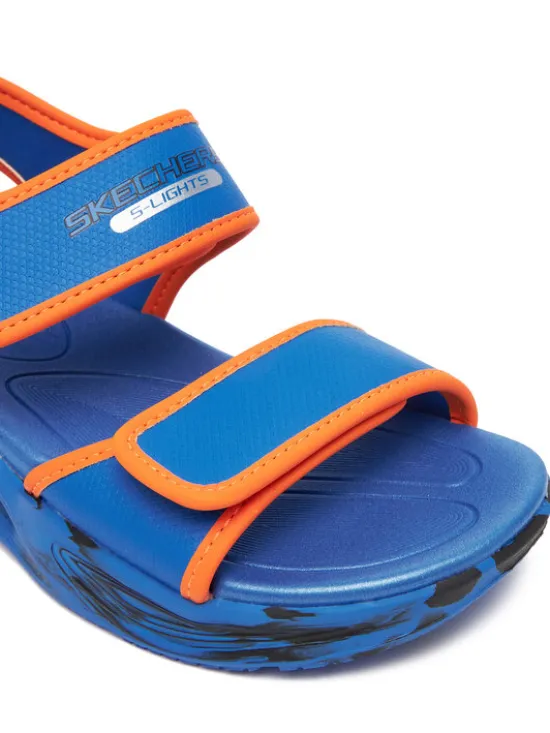 Skechers Sandały Sola Glow Sandal-Fusion Brights 407032L/BLOR Niebieski