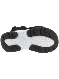 Skechers Sandały Tread Seeker Czarny