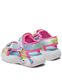 Skechers Sandały Unicorn Dreams Sandal-Majestic Bliss 302682N/PKMT Różowy