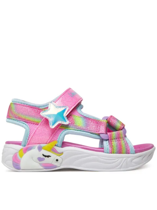 Skechers Sandały Unicorn Dreams Sandal-Dreamy Unicorns 303107L/PKMT Różowy