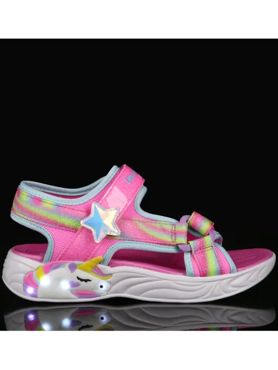 Skechers Sandały Unicorn Dreams Sandal-Dreamy Unicorns 303107L/PKMT Różowy