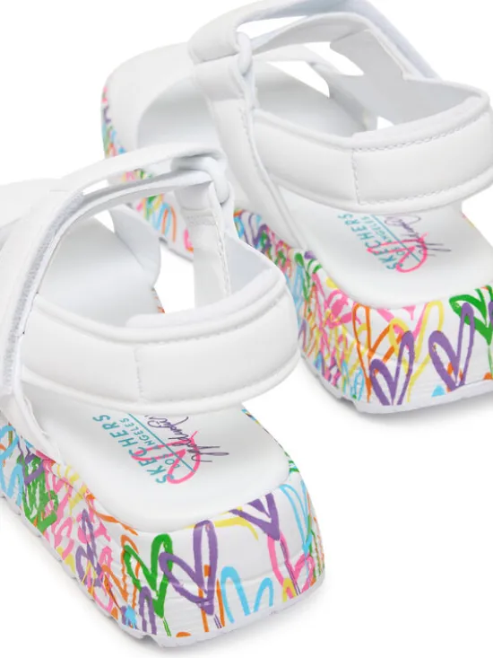 Skechers Sandały Uno Lite Sandal - Sunny Love 314094L/WMN Biały