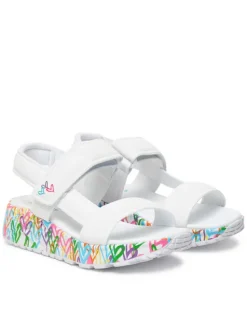 Skechers Sandały Uno Lite Sandal - Sunny Love 314094L/WMN Biały