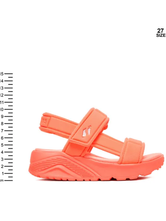 Skechers Sandały Uno Lite Sandal-Sunny Stand 310372L/CRL Koralowy