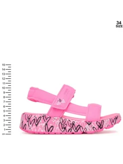 Skechers Sandały Uno Lite Sandal 314094L/HPMT Różowy