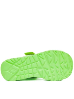 Skechers Sandały Uno Lite Sandal-Sunny Stand 310372L/LIME Zielony