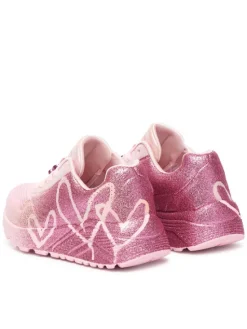 Skechers Sneakersy Jgoldcrown: Uno Lite - Heartdust Forever 310814L Różowy