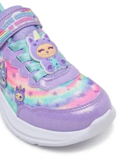 Skechers Sneakersy Jumpsters - Cutie Critters 302363L/LVMT Fioletowy