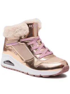 Skechers Sneakersy Uno Cozy On Air 310518L/RSGD Złoty