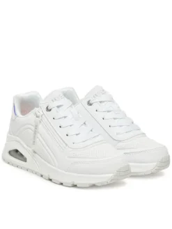 Skechers Sneakersy Uno Gen1-Zip And Stride 310554L/WHT Biały