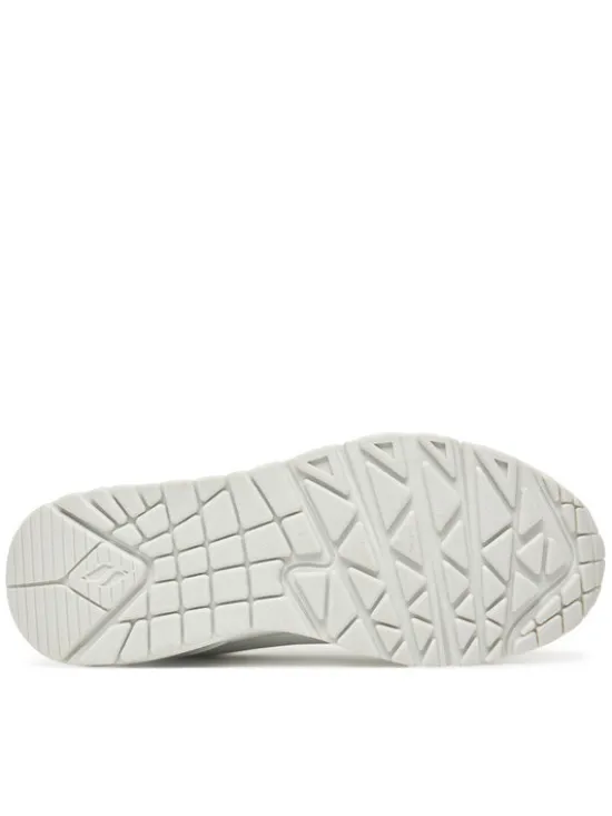 Skechers Sneakersy Uno Gen1-Zip And Stride 310554L/WHT Biały