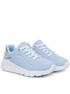 Skechers Sneakersy UNO Lite - Ombre Wave 310818L Niebieski jasny