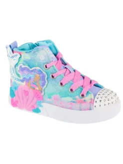 Skechers Trampki Seashell Magic - Mermaid Sea Niebieski