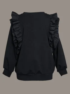 SLY Bluza 4S-117A Czarny Comfortable Fit