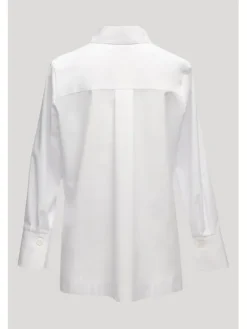 SLY Bluzka 5S-102 Biały Comfortable Fit