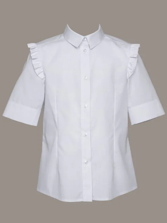 SLY Bluzka 4S-104 Biały Comfortable Fit