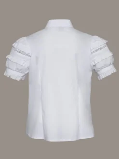 SLY Bluzka 4S-103 Biały Comfortable Fit