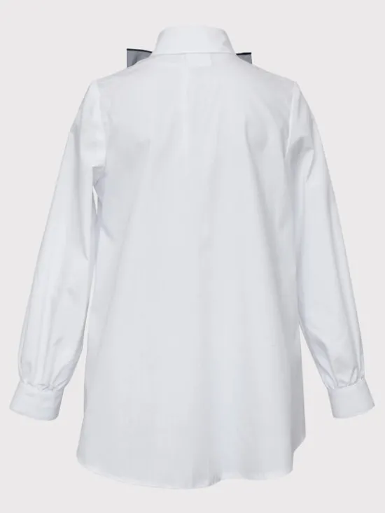 SLY Bluzka 3S-120 Biały Comfortable Fit
