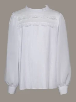 SLY Bluzka 4S-106 Biały Comfortable Fit