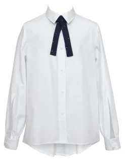SLY Bluzka 2S-131 Biały Comfortable Fit