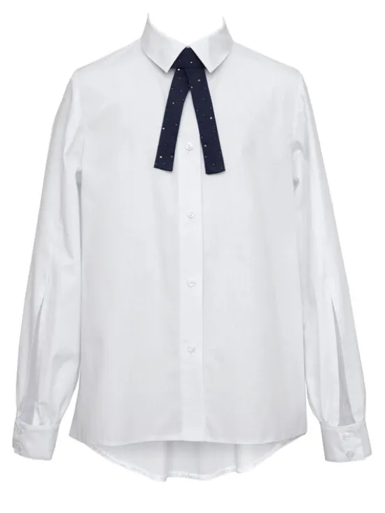 SLY Bluzka 2S-131 Biały Comfortable Fit
