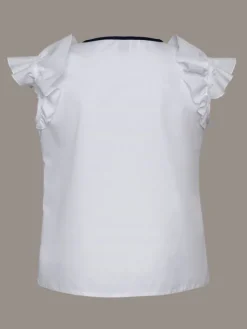 SLY Bluzka 4S-105 Biały Comfortable Fit