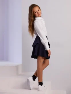 SLY Koszula 4S-101 Biały Comfortable Fit