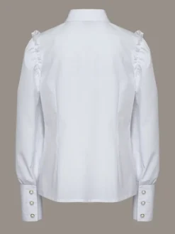 SLY Koszula 4S-101 Biały Comfortable Fit