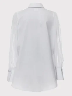SLY Koszula 4S-119 Biały Comfortable Fit