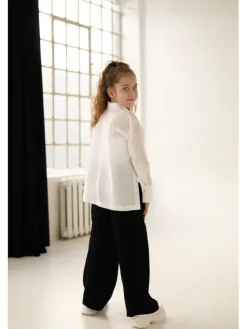 SLY Spodnie materiałowe 5S-402A Czarny Comfortable Fit