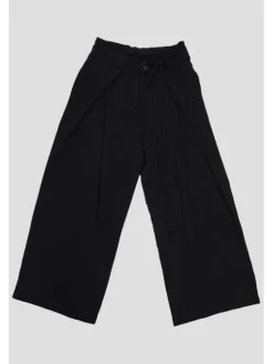 SLY Spodnie materiałowe 5S-402A Czarny Comfortable Fit