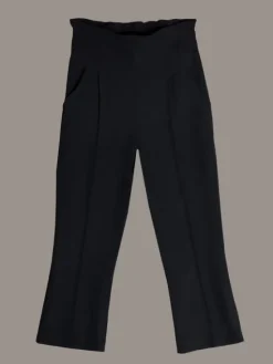 SLY Spodnie materiałowe 4S-401A Czarny Comfortable Fit