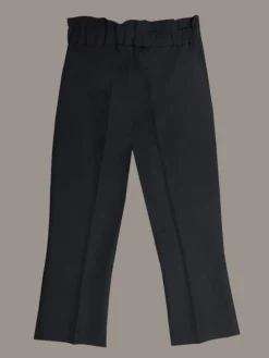 SLY Spodnie materiałowe 4S-401A Czarny Comfortable Fit