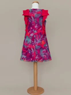 SLY Sukienka elegancka 4W-05B Różowy Comfortable Fit