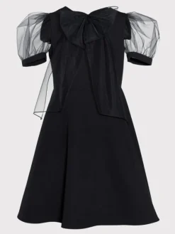 SLY Sukienka 3S-203A Czarny Comfortable Fit