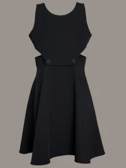 SLY Sukienka 4S-203A Czarny Comfortable Fit