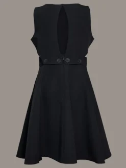 SLY Sukienka 4S-203A Czarny Comfortable Fit