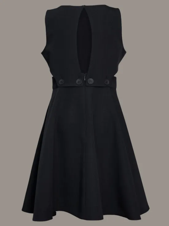 SLY Sukienka 4S-203A Czarny Comfortable Fit