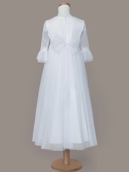 SLY Sukienka 4SM-02A Biały Comfortable Fit