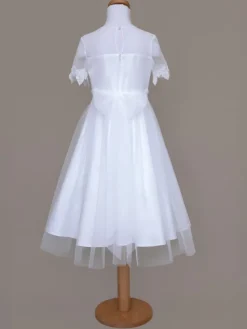 SLY Sukienka 5SM-01A Biały Comfortable Fit