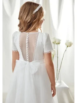 SLY Sukienka 6SM-05B Écru Comfortable Fit