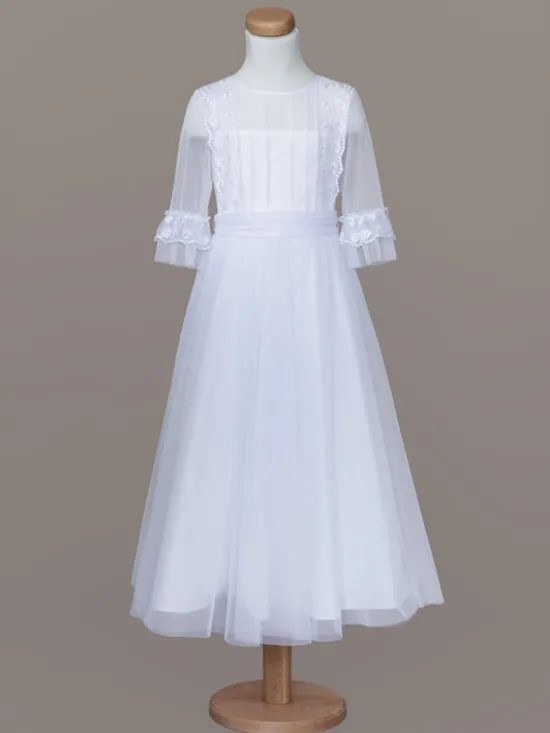 SLY Sukienka 4SM-11 Biały Comfortable Fit