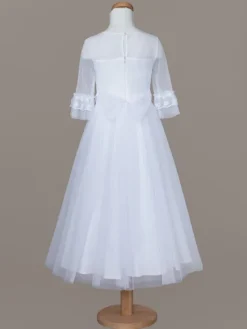 SLY Sukienka 4SM-11 Biały Comfortable Fit