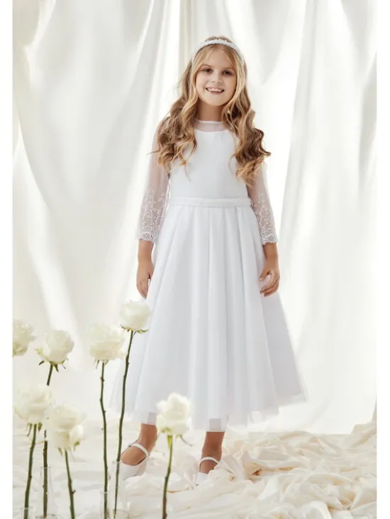 SLY Sukienka 6SM-08 Biały Comfortable Fit
