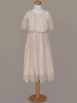 SLY Sukienka 4SM-19 Różowy Comfortable Fit