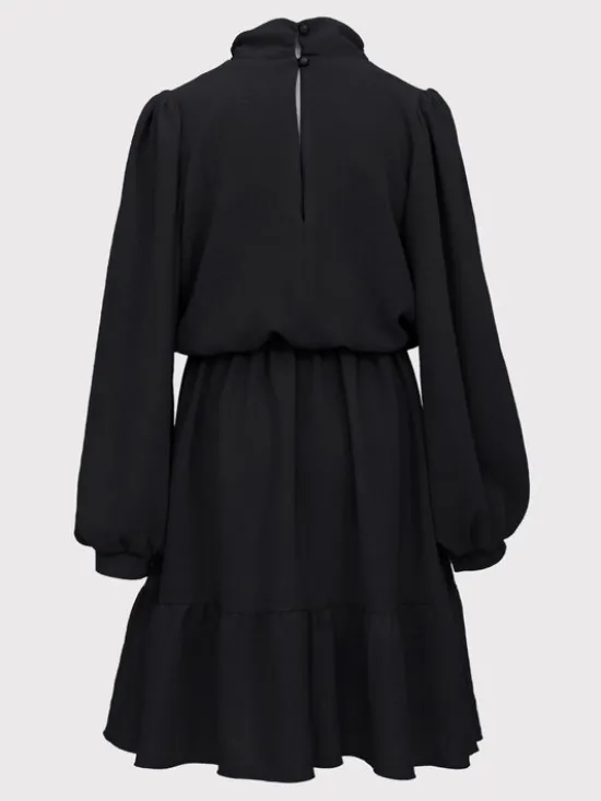 SLY Sukienka 2W-07C Czarny Comfortable Fit
