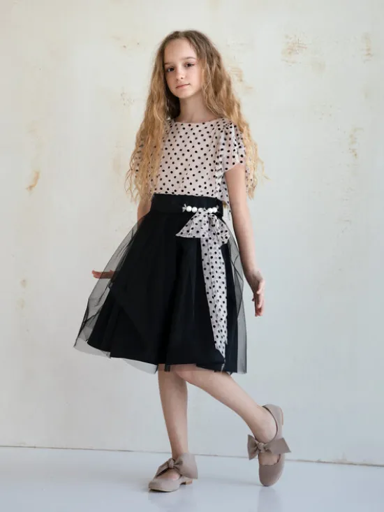 SLY Sukienka 4W-03 Czarny Comfortable Fit